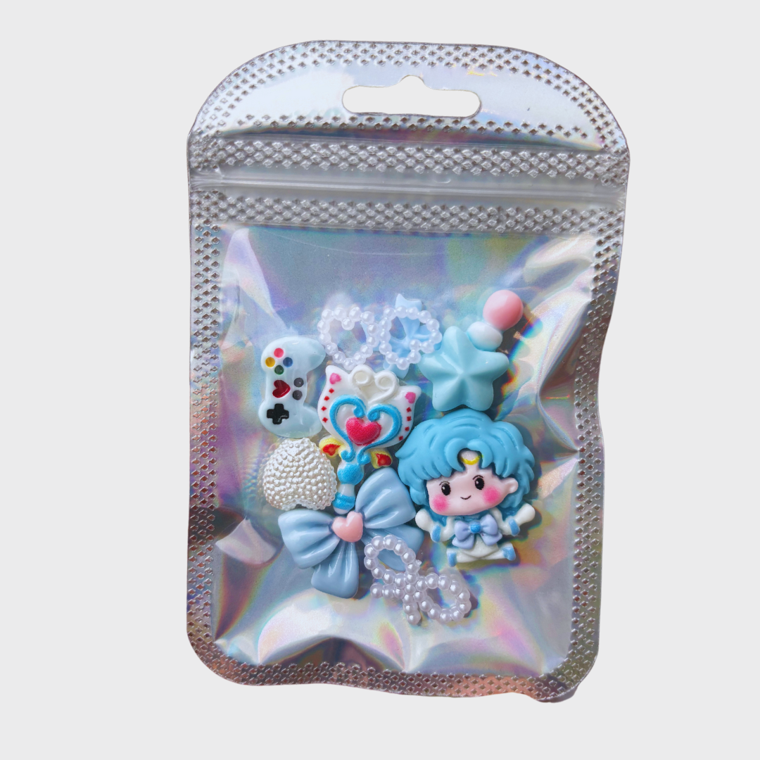 sailor mercury charm set 10pc